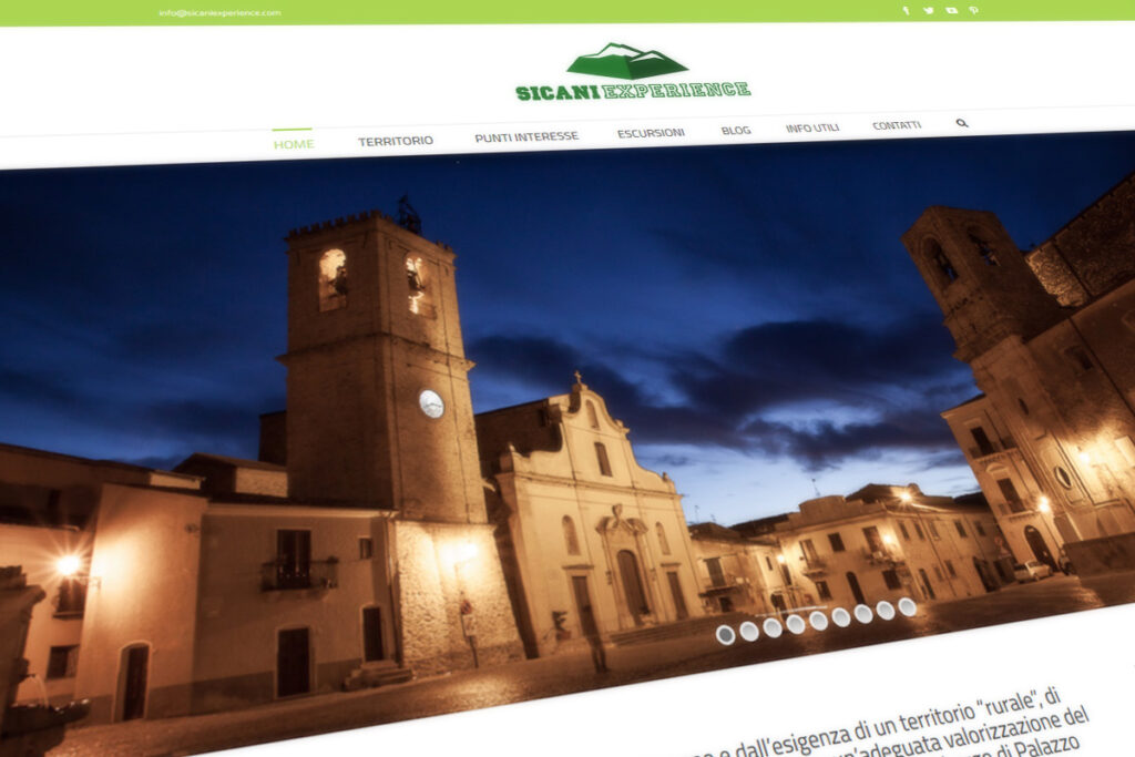 portfolio Gorange - web design - Sicani Experience