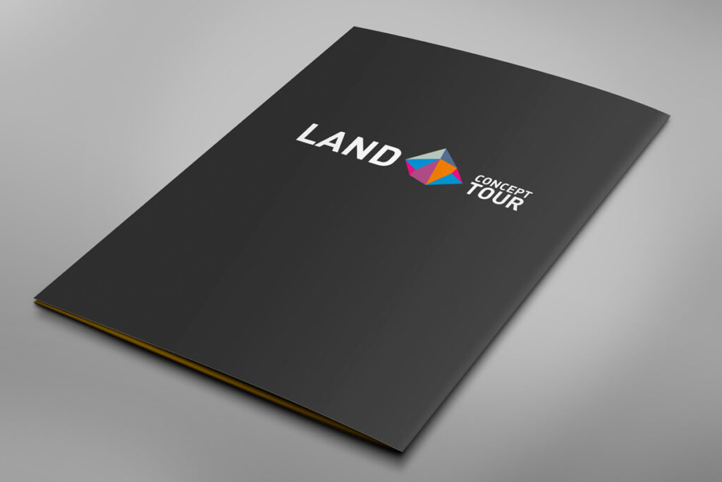 portfolio Gorange - creatività logo - Land Concept Tour