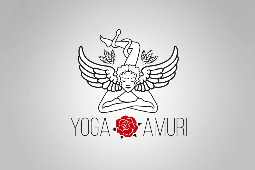 portfolio Gorange - creatività logo - Yoga Amuri