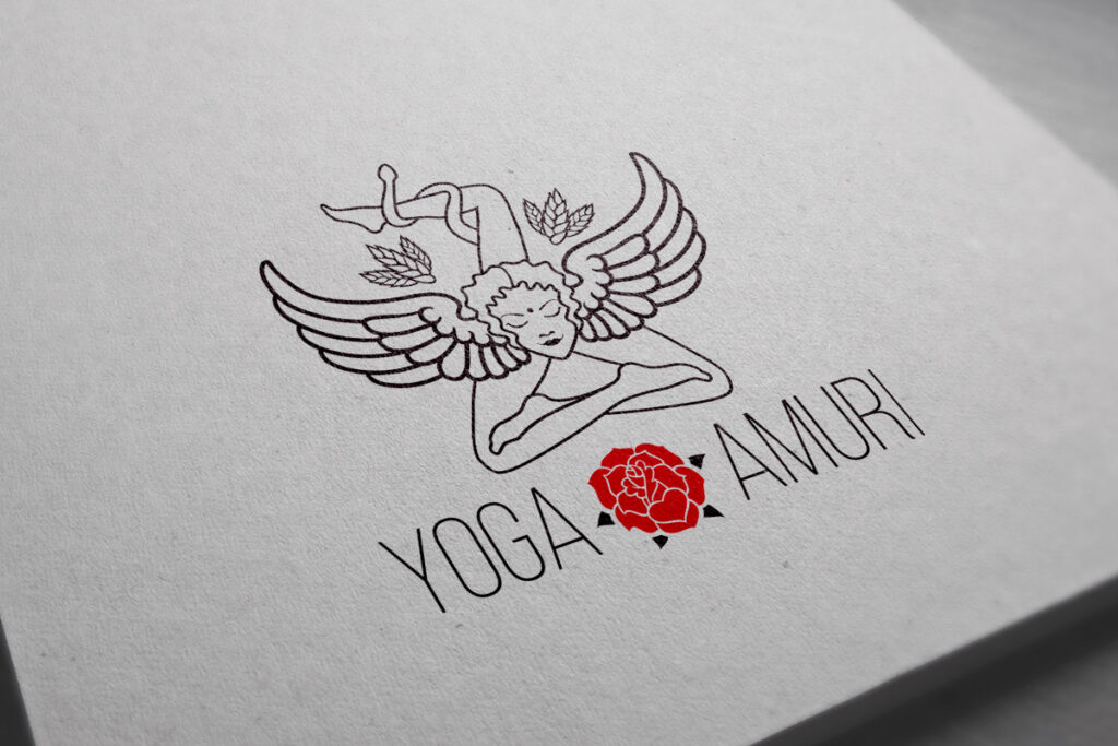 portfolio Gorange - creatività logo - Yoga Amuri