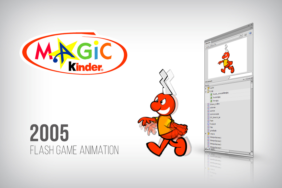 portfolio Gorange - multimedia animazione - Magic Kinder